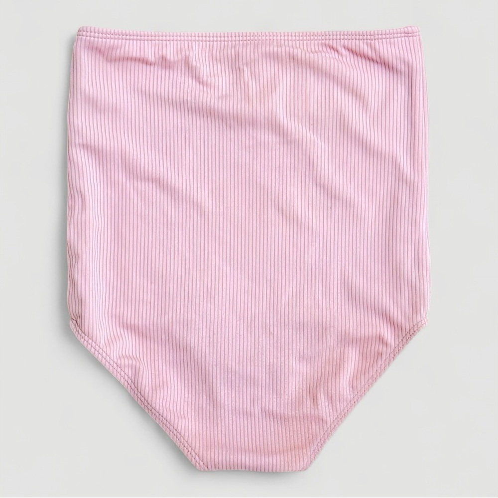 Kortni Jeane Girls Size 5 Two-Piece Swimsuit – Tigers + Pink Ribbed - Picture 5 of 8